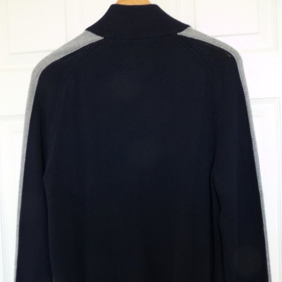 NAUTICA Men’s Knit Sweater Multicolor Long Sleeves Zip Size S - Picture 2 of 3